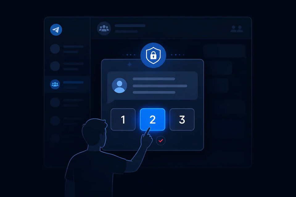 CAPTCHA PuntoKeeper прямо в Telegram-чате